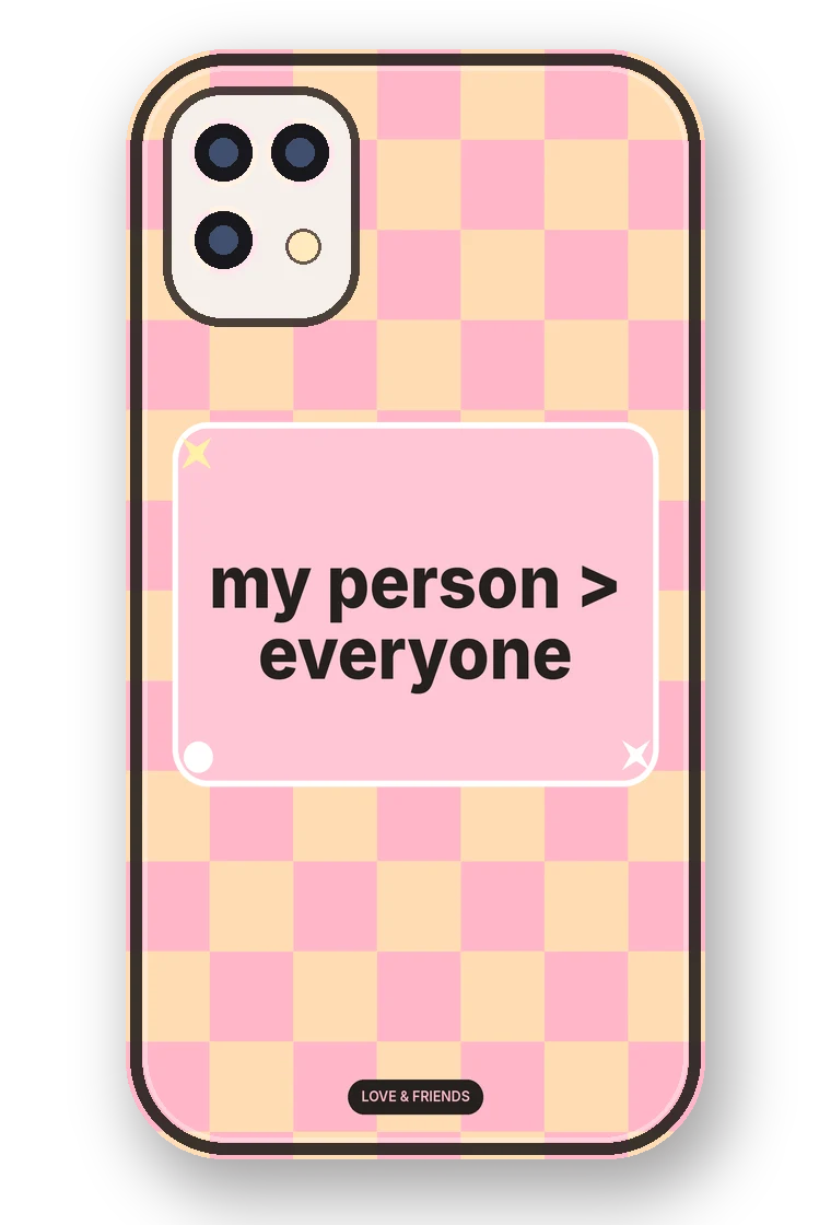 My Person > Everyone phone case mockup